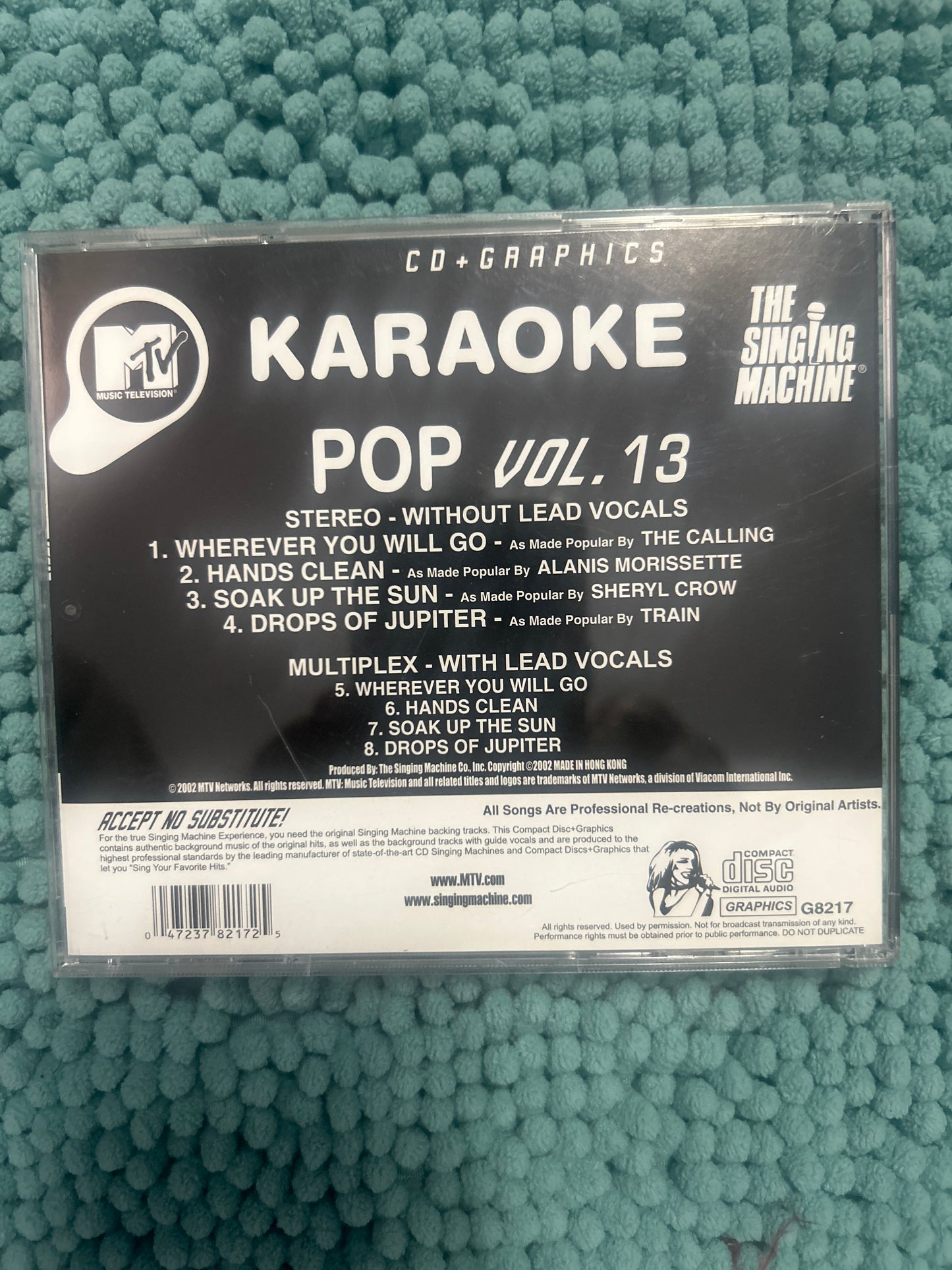 The Singing Machine - MTV Karaoke Pop Hits Vol. 13 (CD + Graphics)