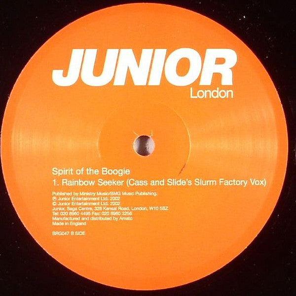 Spirit Of The Boogie : Rainbow Seeker (12")