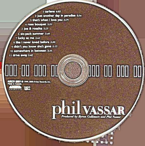 Phil Vassar : Phil Vassar (CD, Album)