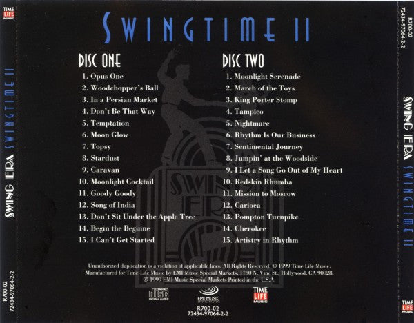 Billy May, Glen Gray : The Swing Era: Swingtime II (2xCD, Album)