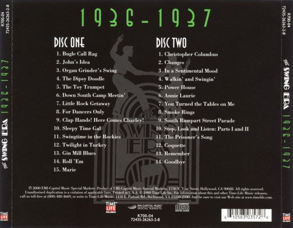 Various : The Swing Era 1936-1937 (2xCD, Comp, RE)