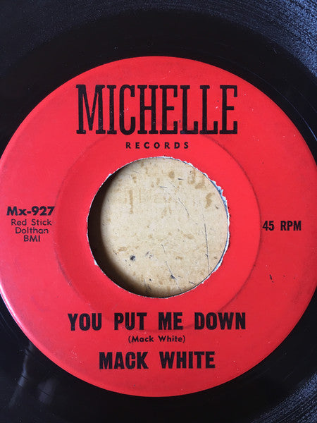 Mack White : Donna Don't / You Put Me Down (7", Single, Mono)