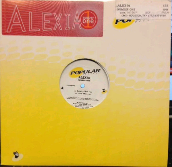 Alexia : Number One (12", Single)