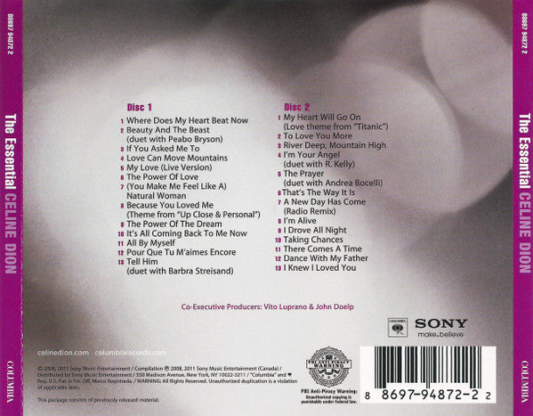 Celine Dion* : The Essential Celine Dion (2xCD, Comp)