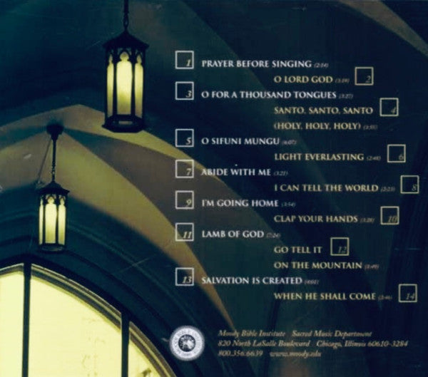 Moody Chorale : A Capella Prayer Before Singing (CD, Album)