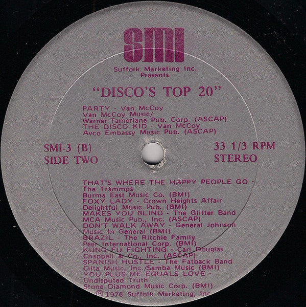 Various : Disco's Top 20 (LP, Comp)