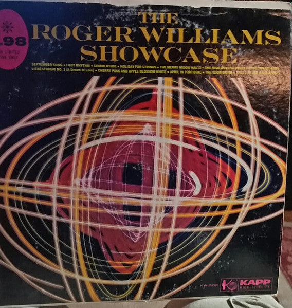 Roger Williams (2) : The Roger Williams Showcase (LP, Comp, Mono)
