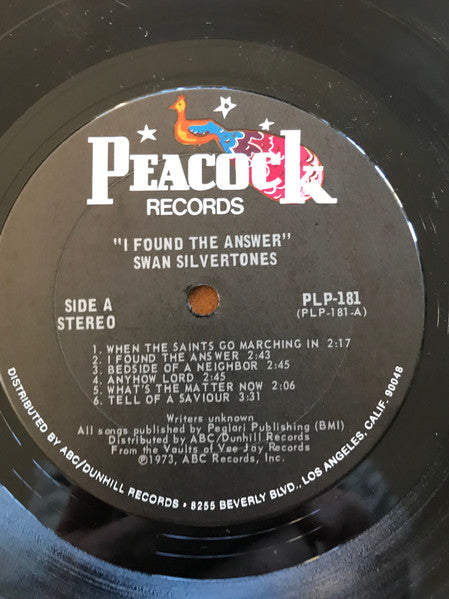 Swan Silvertones* : I Found The Answer (LP, Album)