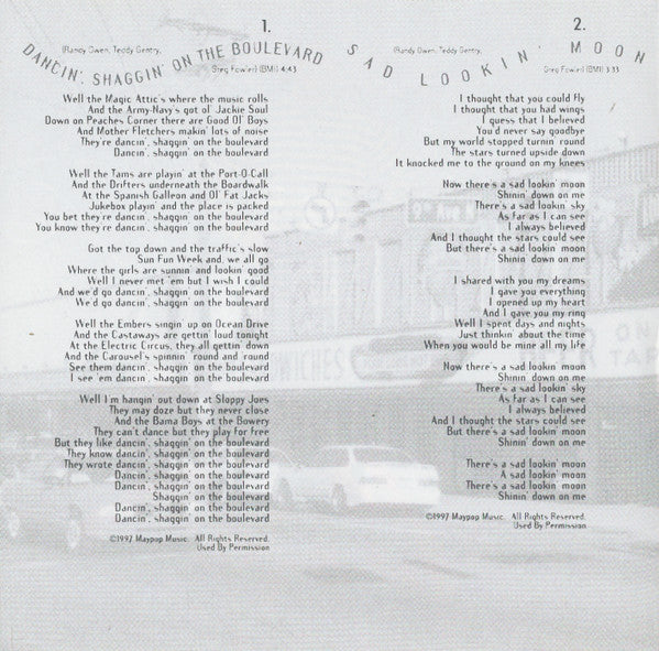 Alabama : Dancin' On The Boulevard (HDCD, Album, Club)