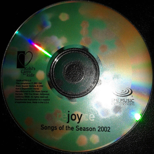 Various : Rejoyce: Songs of the Season 2002 (CD, Comp)