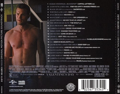 Various : Fifty Shades Freed (Original Motion Picture Soundtrack) (CD, Album, Comp)