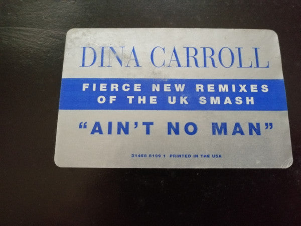 Dina Carroll : Ain't No Man (12", Promo)