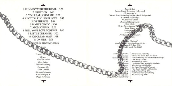 Van Halen : Van Halen (CD, Album, Club, RE, RP)