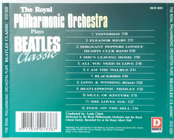 The Royal Philharmonic Orchestra* , Conductor: Louis Clark : Plays Beatles Classic (CD, Album)