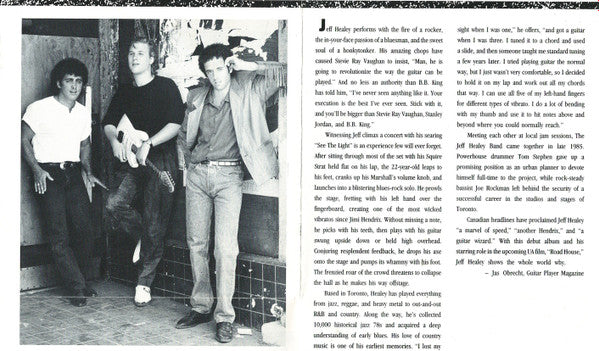 The Jeff Healey Band : See The Light (CD, Album, RE, RP)