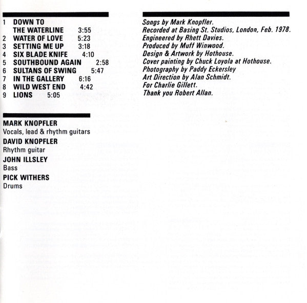 Dire Straits : Dire Straits (CD, Album, RE, All)