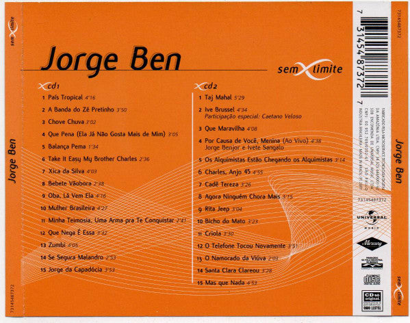 Jorge Ben : Sem Limite (2xCD, Comp)