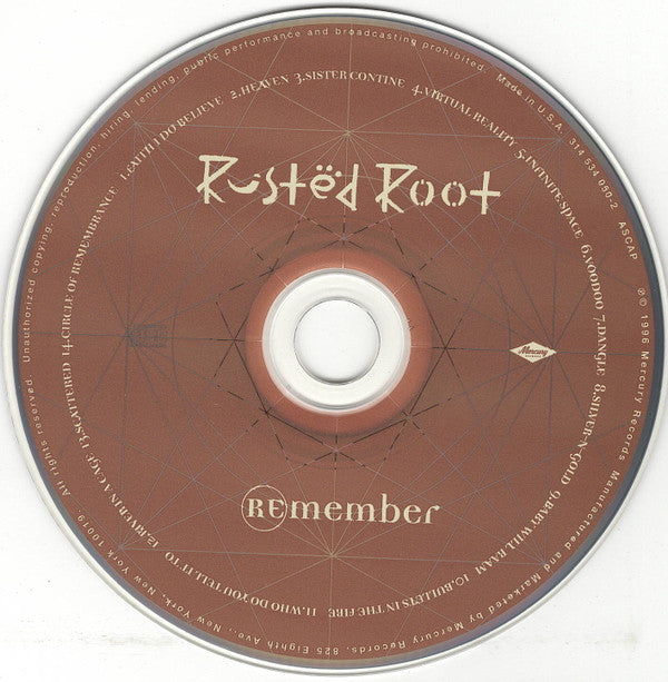 Rusted Root : Remember (CD, Album)