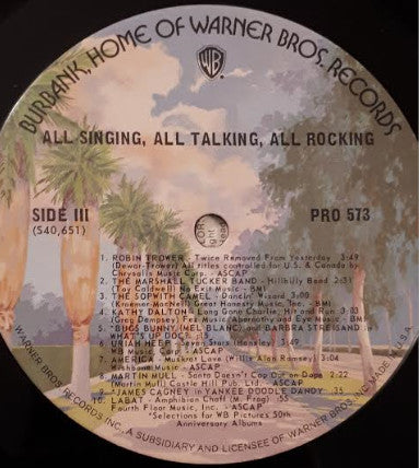Various : All Singing - All Talking - All Rocking (2xLP, Comp, San)