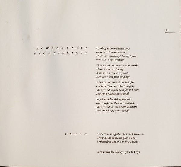 Enya : Shepherd Moons (CD, Album, RE, RM, WEA)