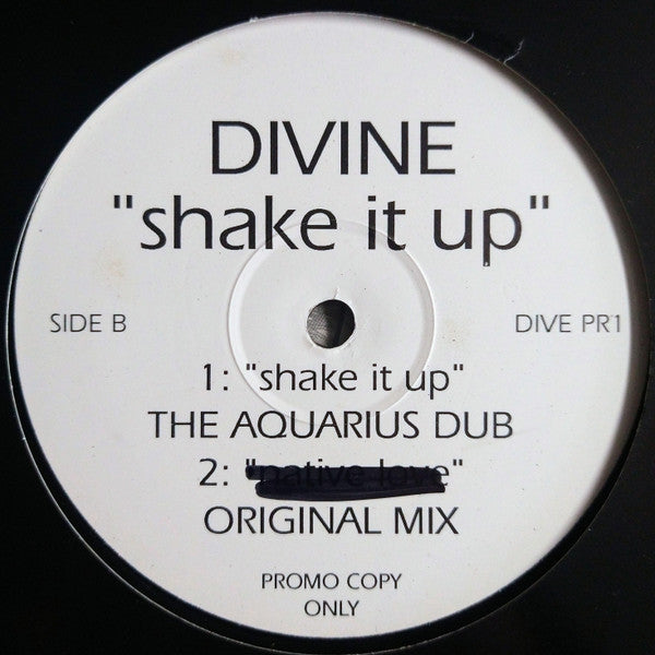 Divine : Shake It Up (Aquarius Mixes) (12", Promo)