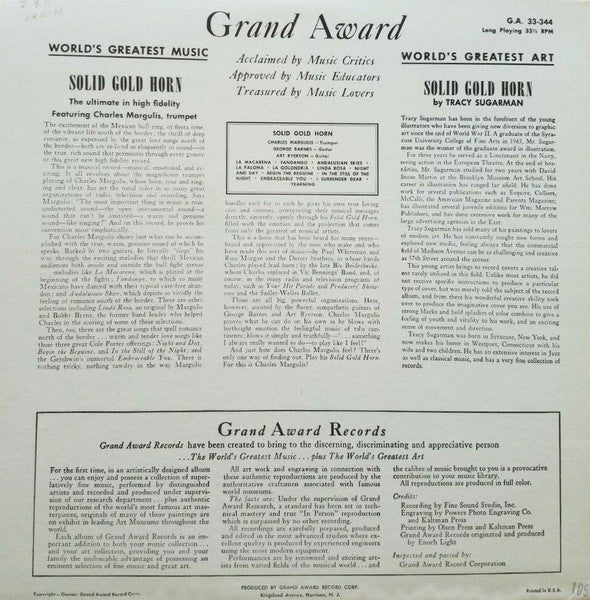 Charles Margulis, "The Horn"* : Solid Gold Horn (LP)