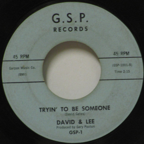 David & Lee : Sad September (7")