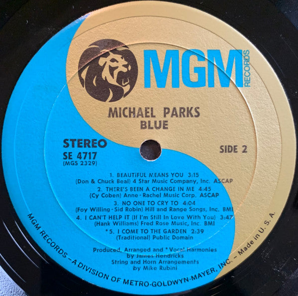 Michael Parks (3) : Blue (LP, Album)