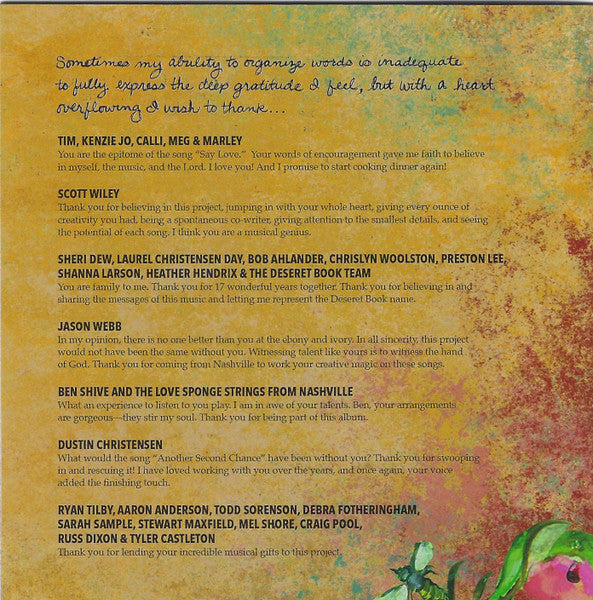 Hilary Weeks : Say Love (CD, Album)