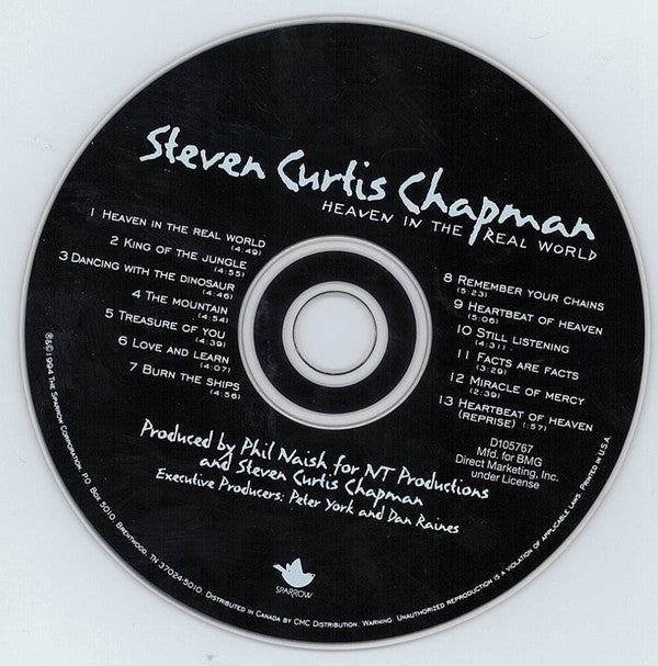 Steven Curtis Chapman : Heaven In The Real World (CD, Album, Club)