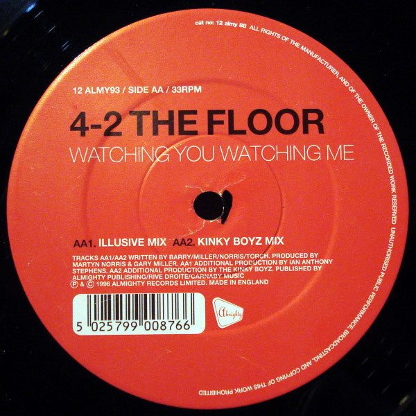 4-2 The Floor : Watching You Watching Me (12")
