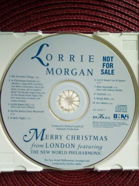 Lorrie Morgan Featuring The New World Philharmonic : Merry Christmas From London (CD, Album, Promo)