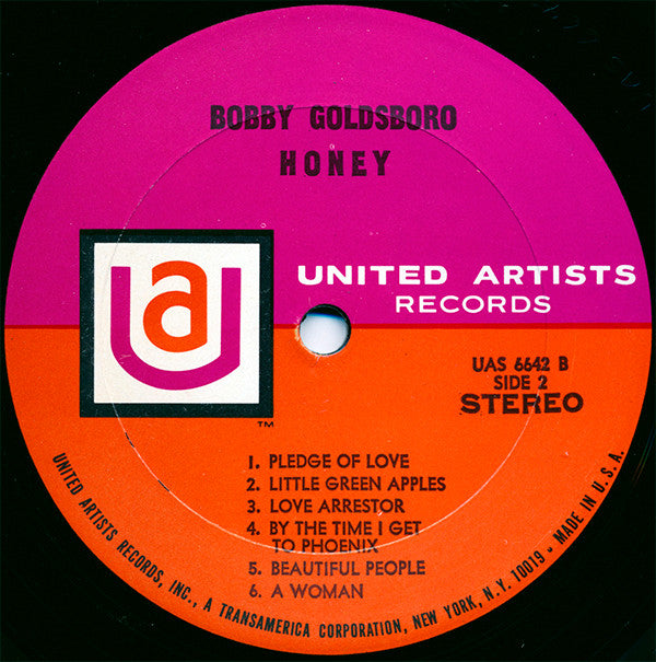 Bobby Goldsboro : Honey (LP, Album)