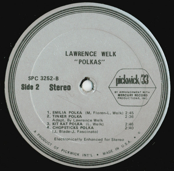 Lawrence Welk : Polkas (LP)