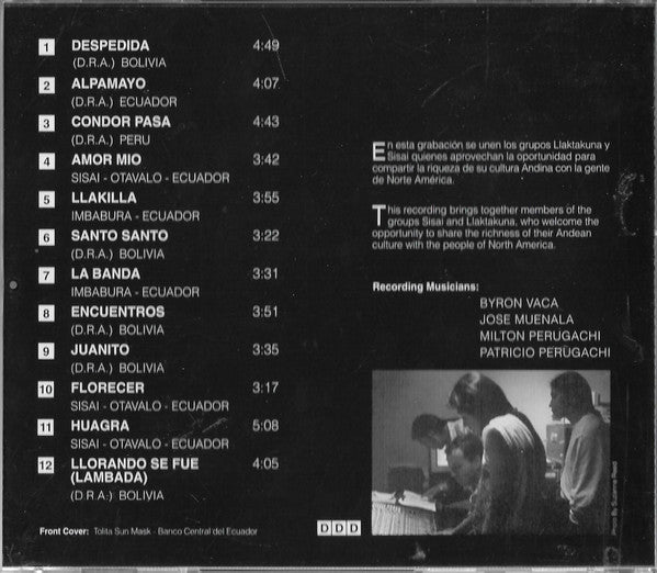 Sisai : Florecer (Music Of The Andes) (CD, Album)