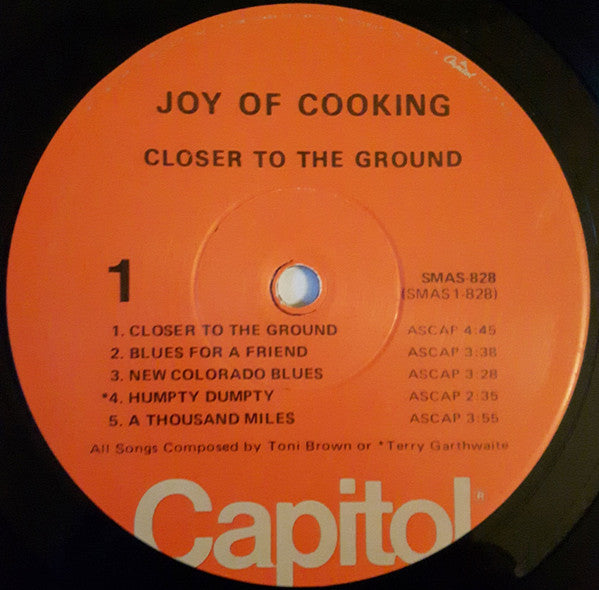 Joy Of Cooking : Closer To The Ground (LP, Album, RE, Win)