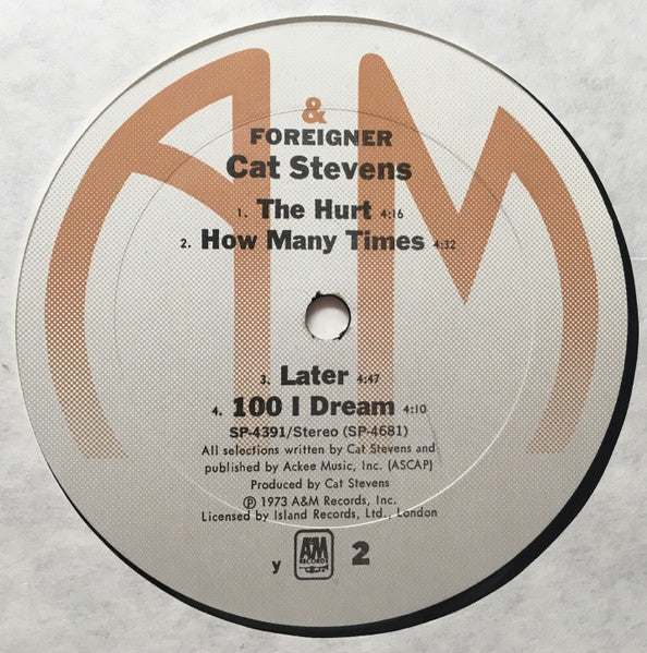 Cat Stevens : Foreigner (LP, Album, Ter)