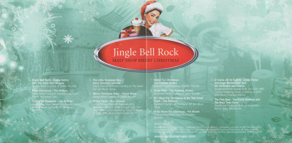 Various : Jingle Bell Rock - Malt Shop Merry Christmas (CD, Comp)