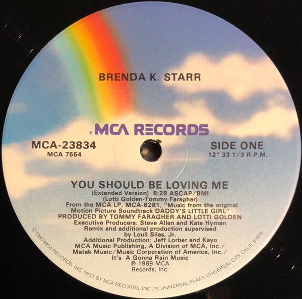 Brenda K. Starr : You Should Be Loving Me (12", Single)