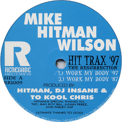 Mike "Hitman" Wilson : Hit Trax '97 The Resurrection (12")