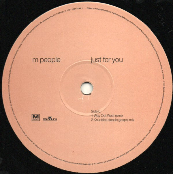 M People : Just For You (12")
