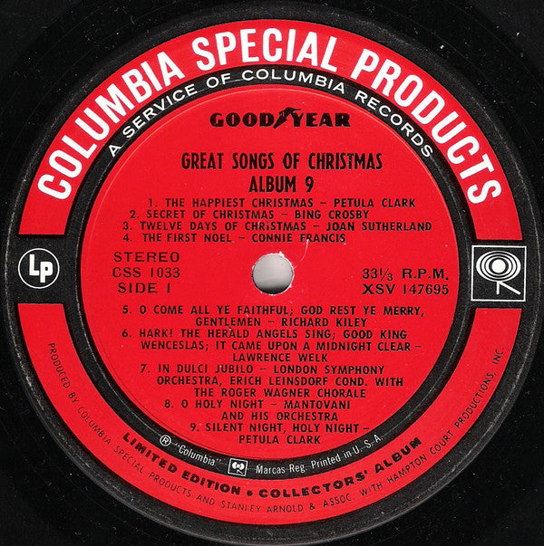 Various : Great Songs Of Christmas, Album Nine (LP, Comp, Ltd)