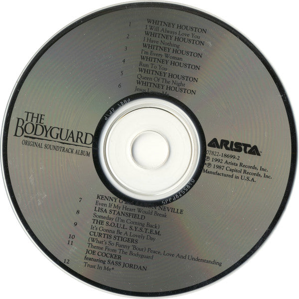 Various : The Bodyguard (Original Soundtrack Album) (CD, Album)