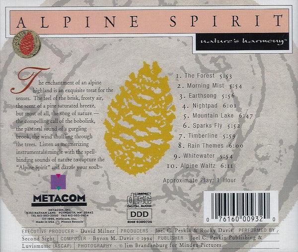 Second Sight (5) : Alpine Spirit (CD, Album)
