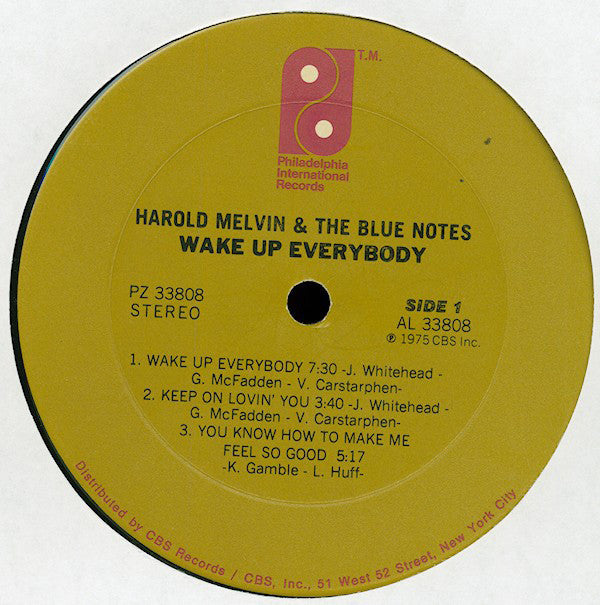 Harold Melvin & The Blue Notes* : Wake Up Everybody (LP, Album, Ter)