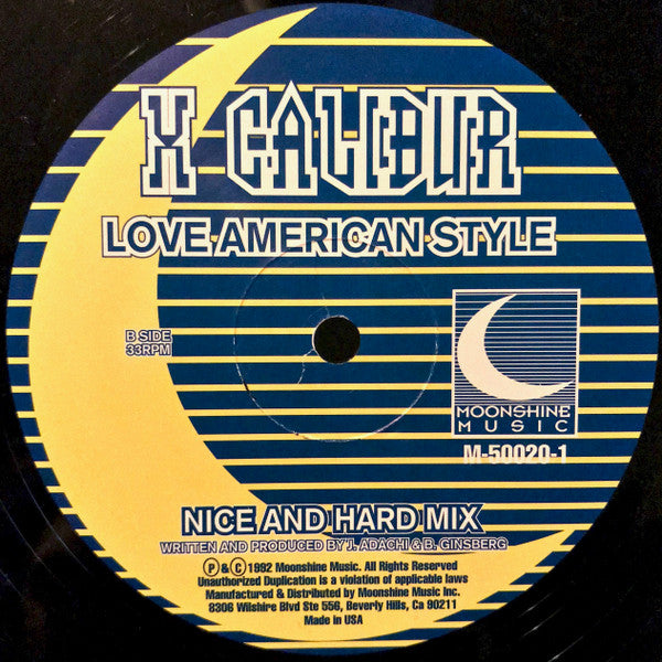 X Calibur* : Love American Style (12")