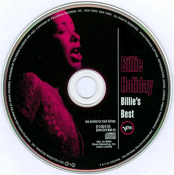 Billie Holiday : Billie's Best (CD, Comp, Club, RM)