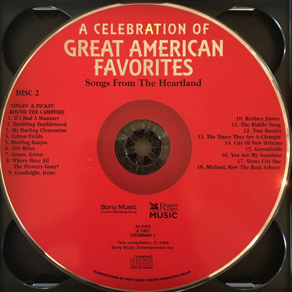 Various : A Celebration Of Great American Favorites (4xCD, Comp)