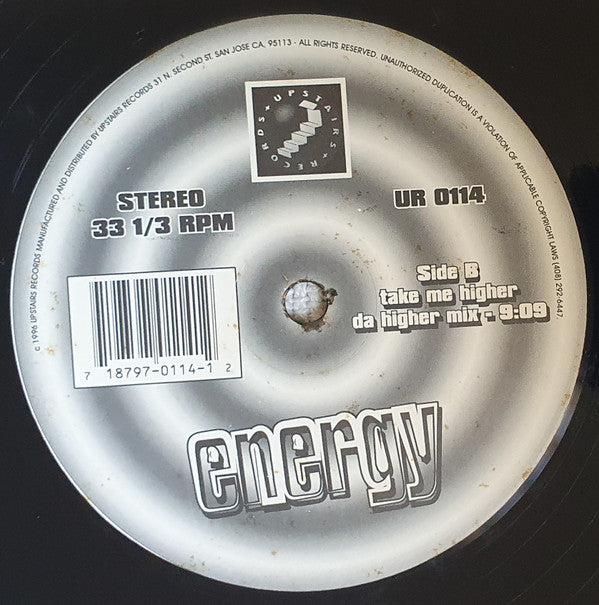 Energy (3) : Take Me Higher (12")