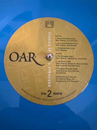 O.A.R. : Stories Of A Stranger (2xLP, Album, RSD, Sky)